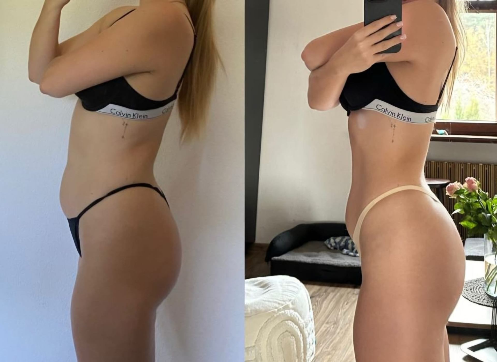 Przed i po — metamorfoza klientki Physique Pro Team